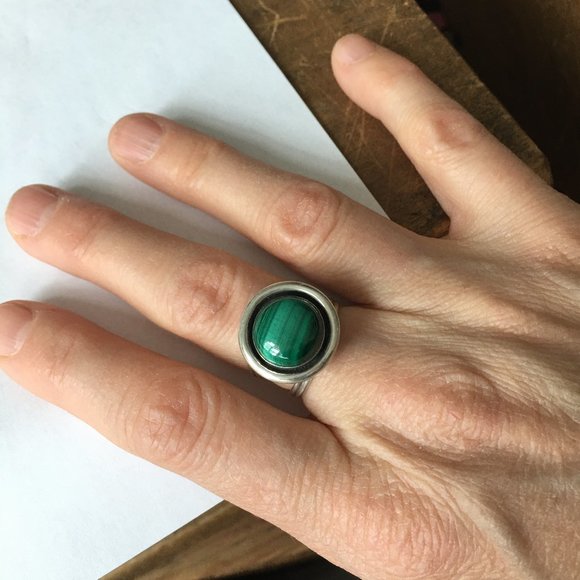 NEW Pamela Love "Phoebe" Malachite ring - Picture 2 of 7
